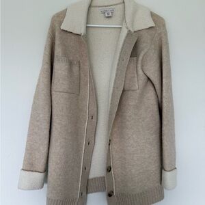 Sincerely Jules Cream Bouclé Knit Cardigan